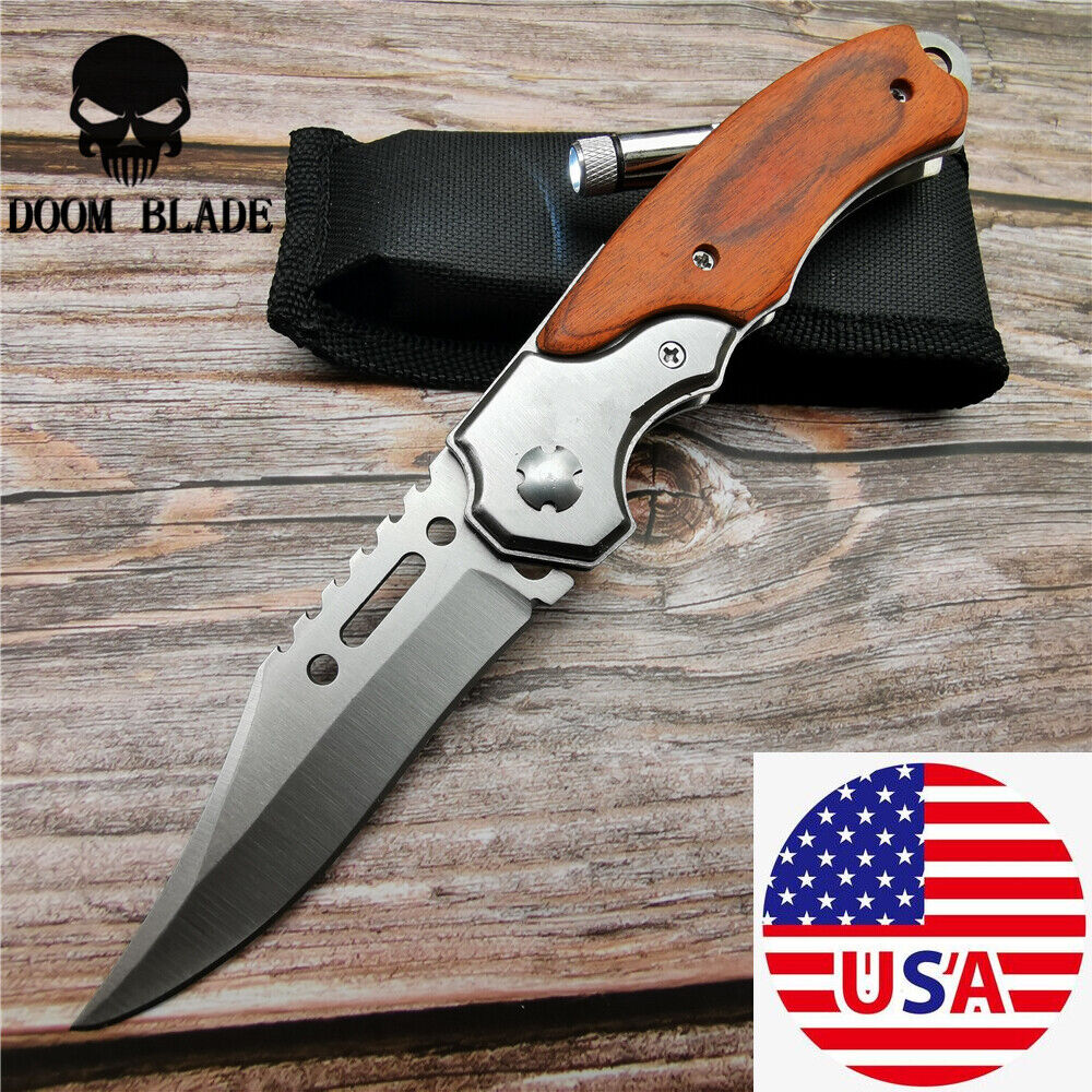 ASSISTED POCKET Folding Blade KNIFE Tactical Survival Rescue Outdoor Camping EDC