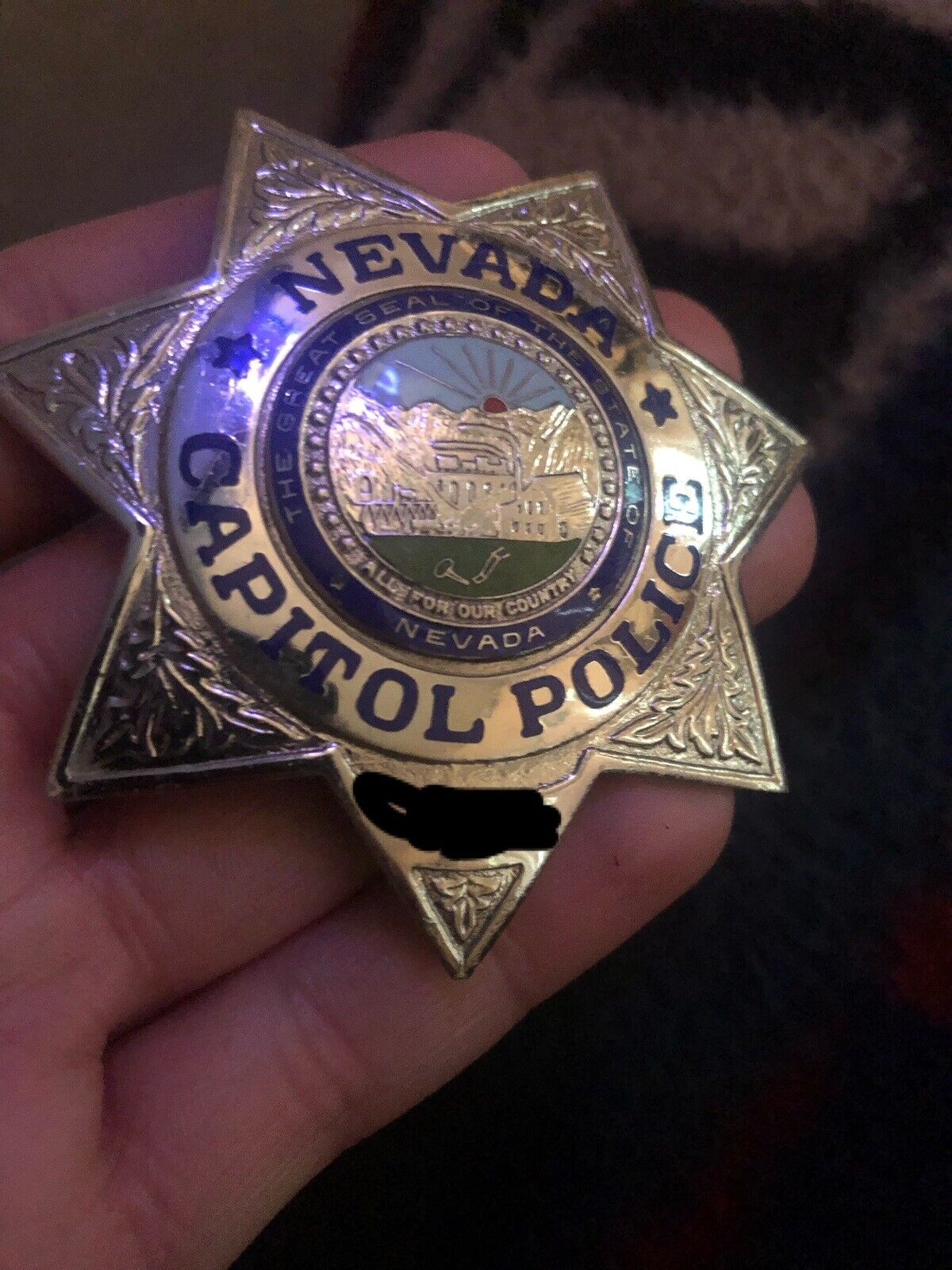 obsolete police badge us-Nevada Capitol Police Obsolete