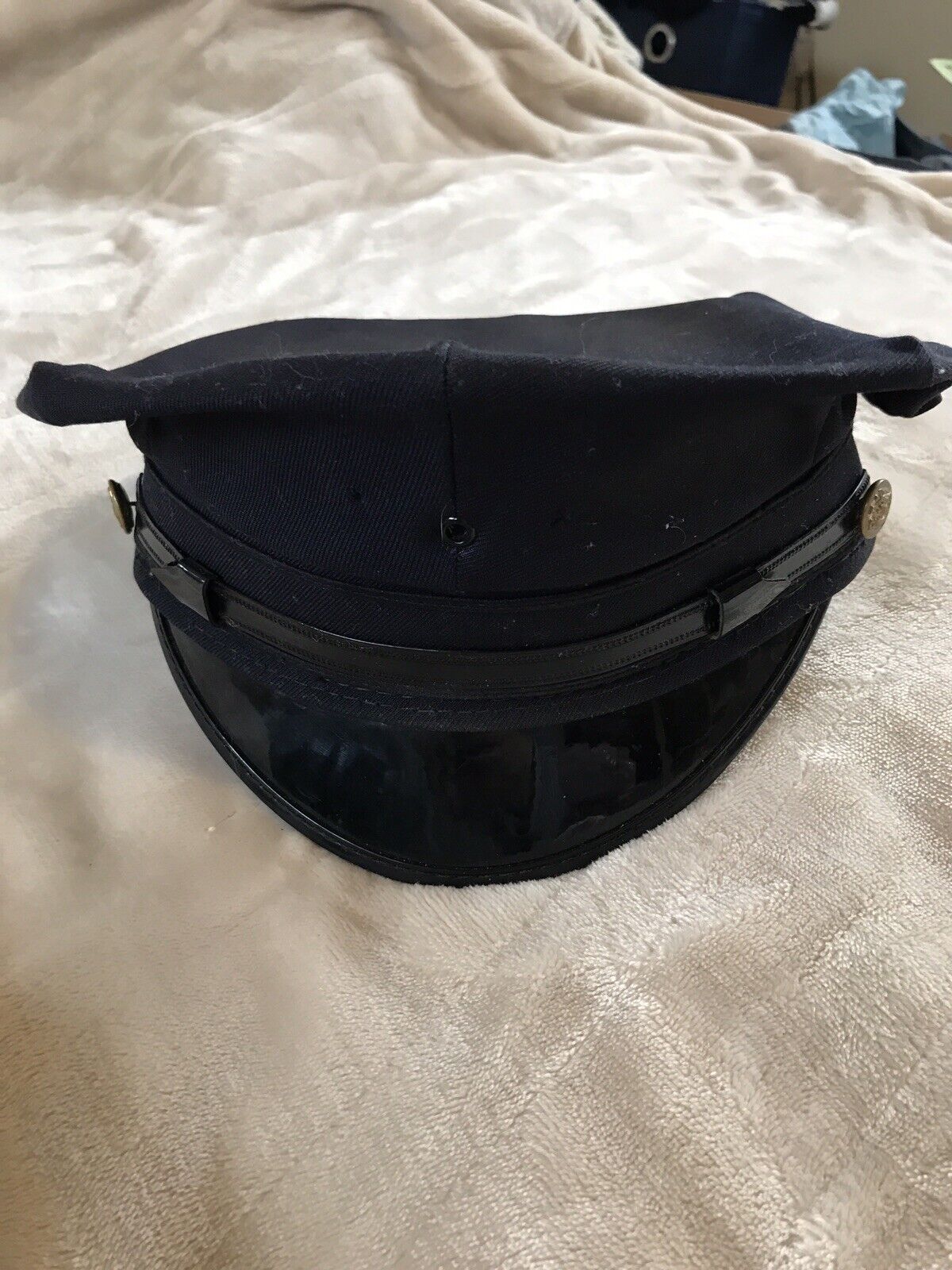 Vintage Uniform Police Cap Hat Crest