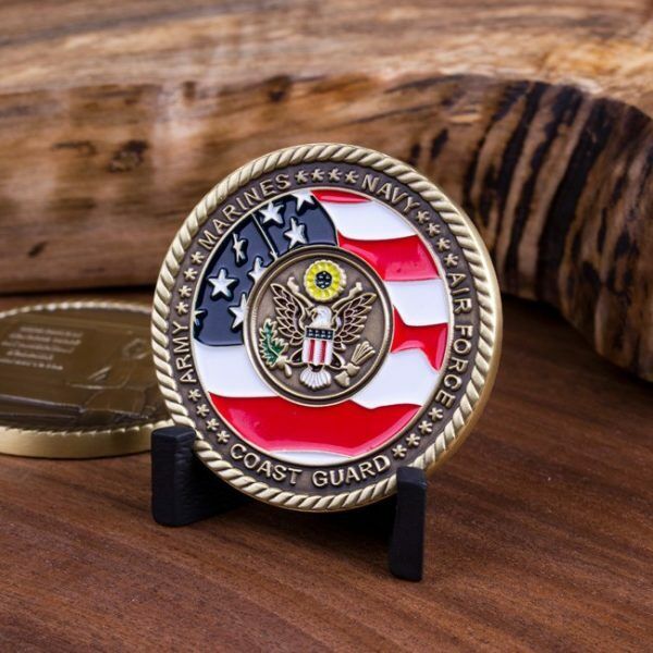 Armed Forces Memorial Challenge Coin