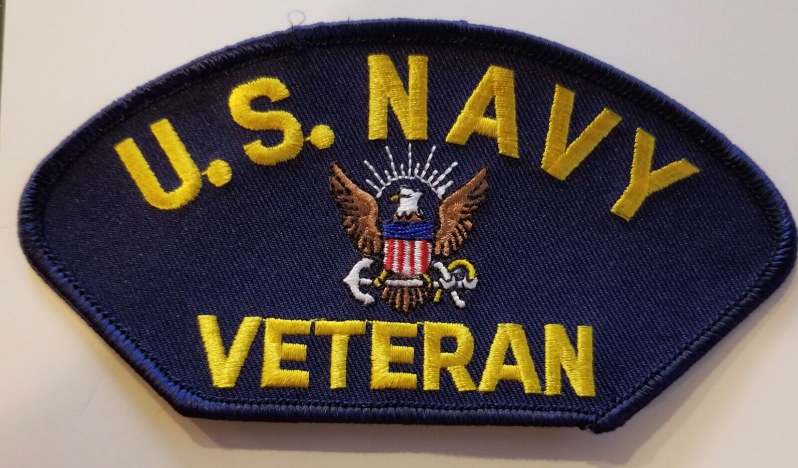 US NAVY VETERAN PATCH - MADE IN THE USA