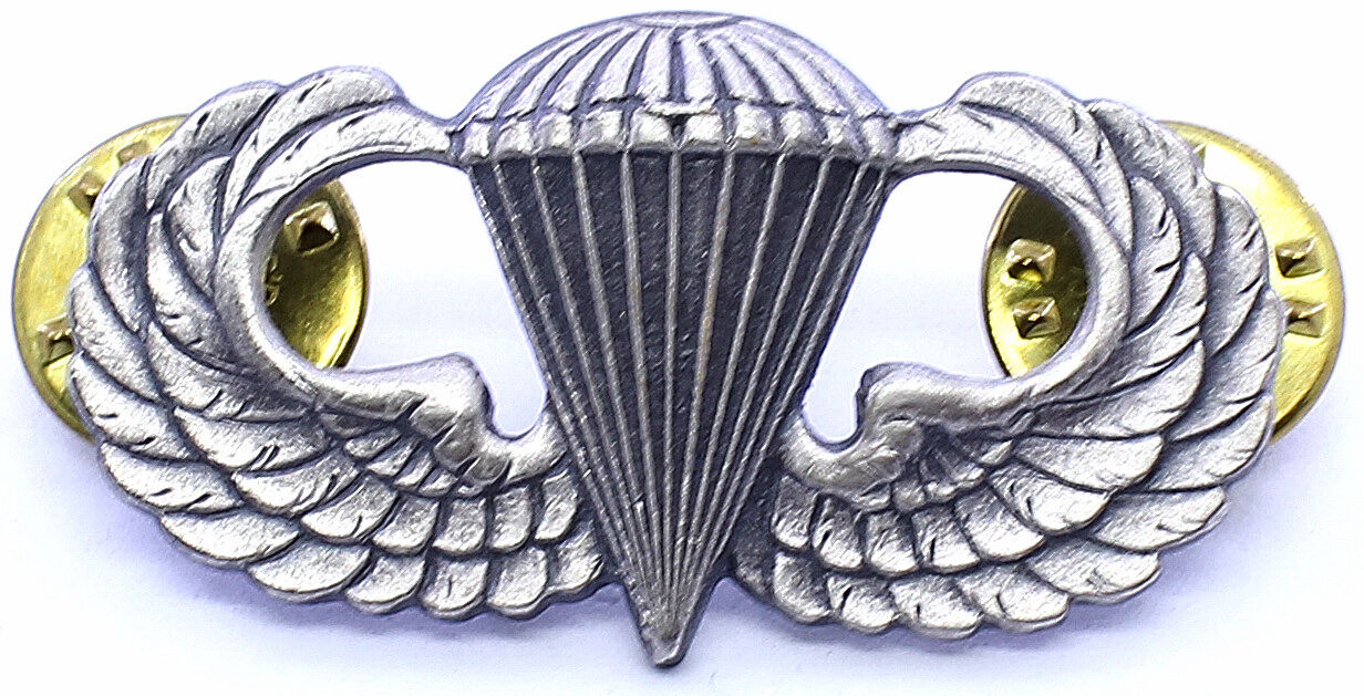 US Army Armed Forces Paratrooper Airborne Jump Wings Badge PIN