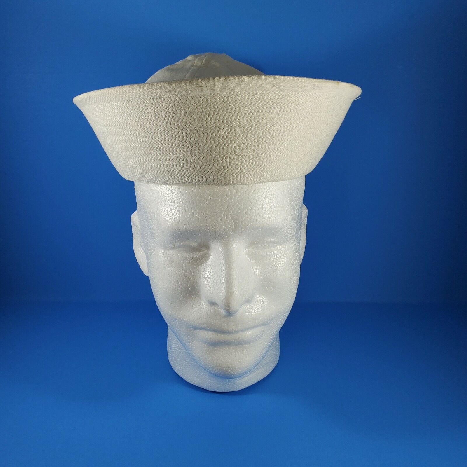 US Navy Vintage White Sailors 58 Cap Hat Men\'s Size 7 - Doughboy Korean War