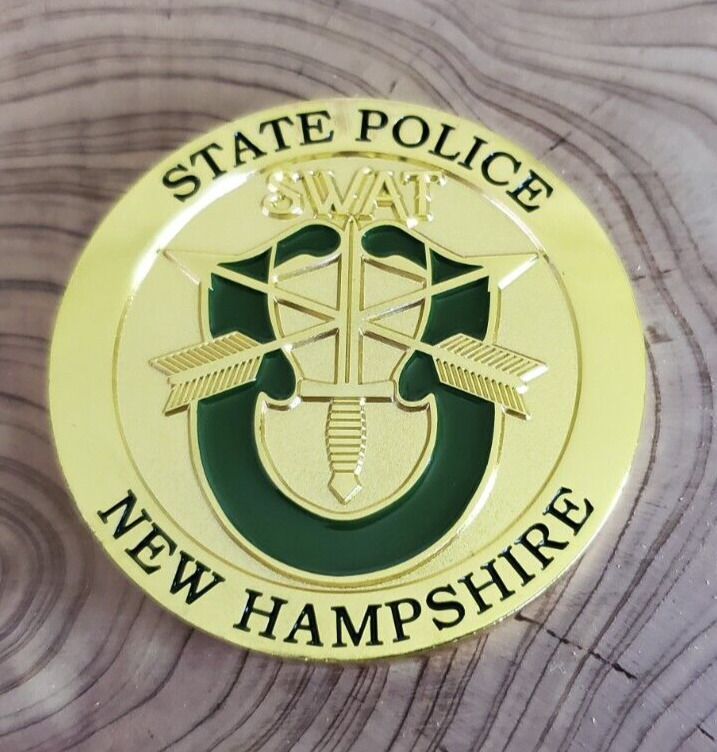 New Hampshire State Police SWAT coin