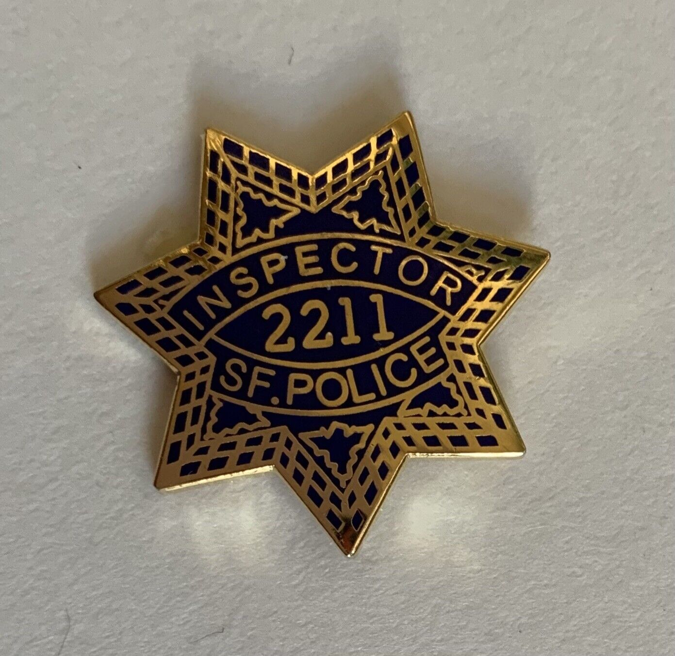 San Francisco Police Inspector 2211-Mini Badge-Dirty Harry-ONE INCH