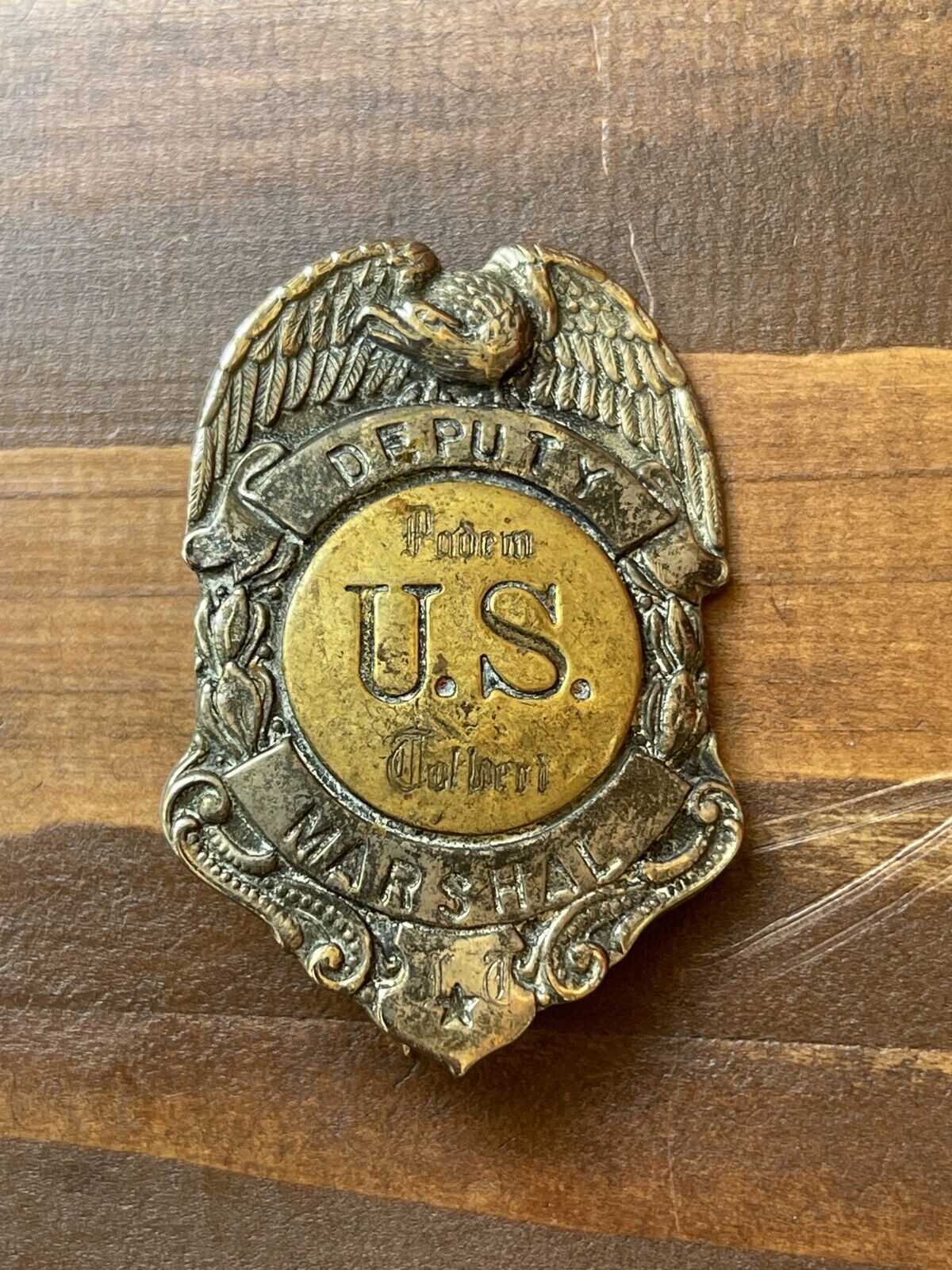 US Deputy Marshal Inscribed Badge