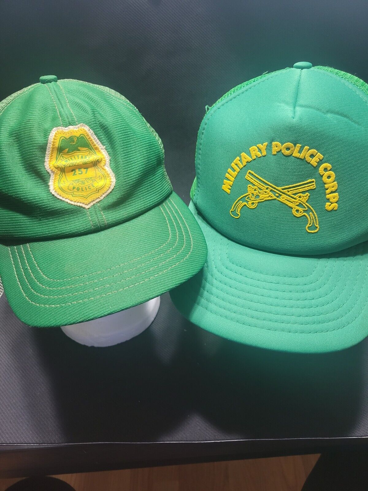 Vintage Military Police Hat lot