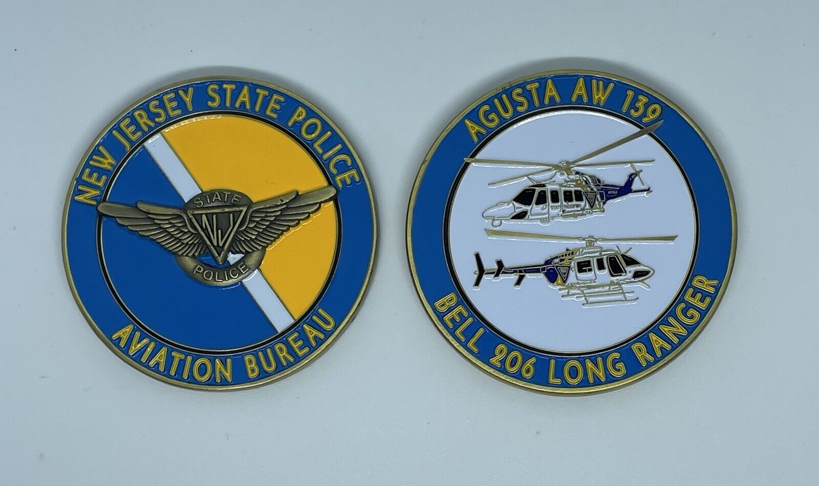 New Jersey State Police Aviation Bureau Challenge Coin