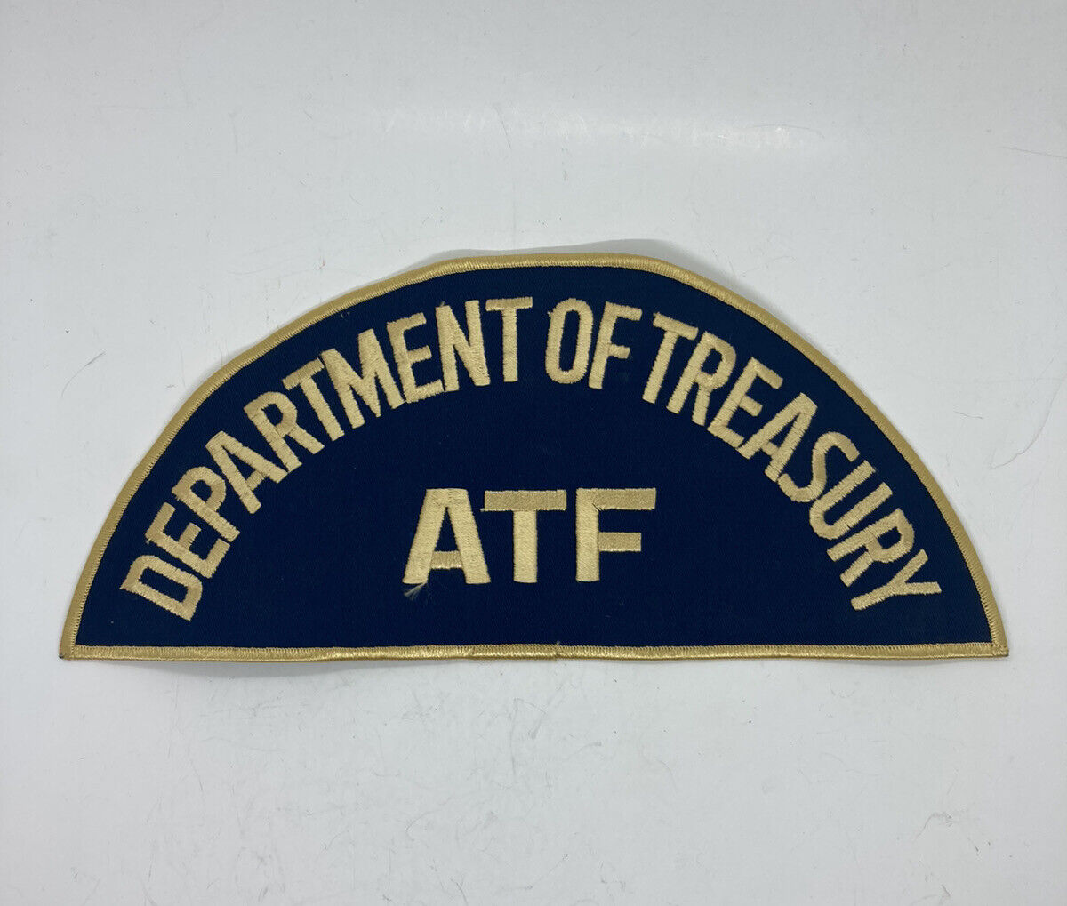 Very Rare Department Of Treasury ATF Jacket Patch Sew Iron On Large 12” Unique 3