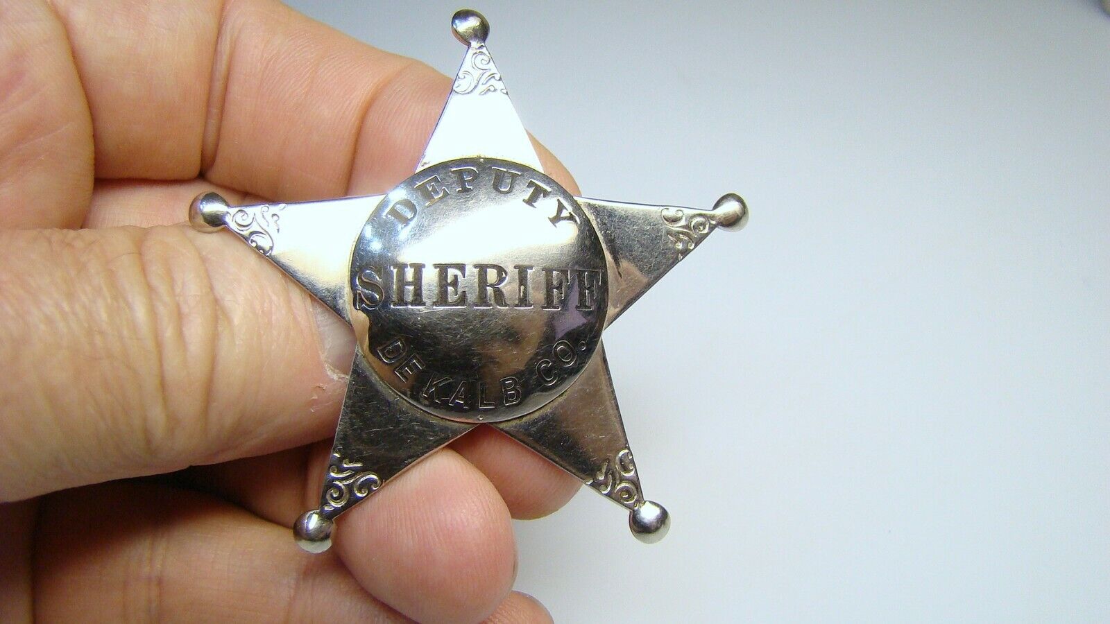 Obsolete Dekalb County Deputy Sheriff Badge