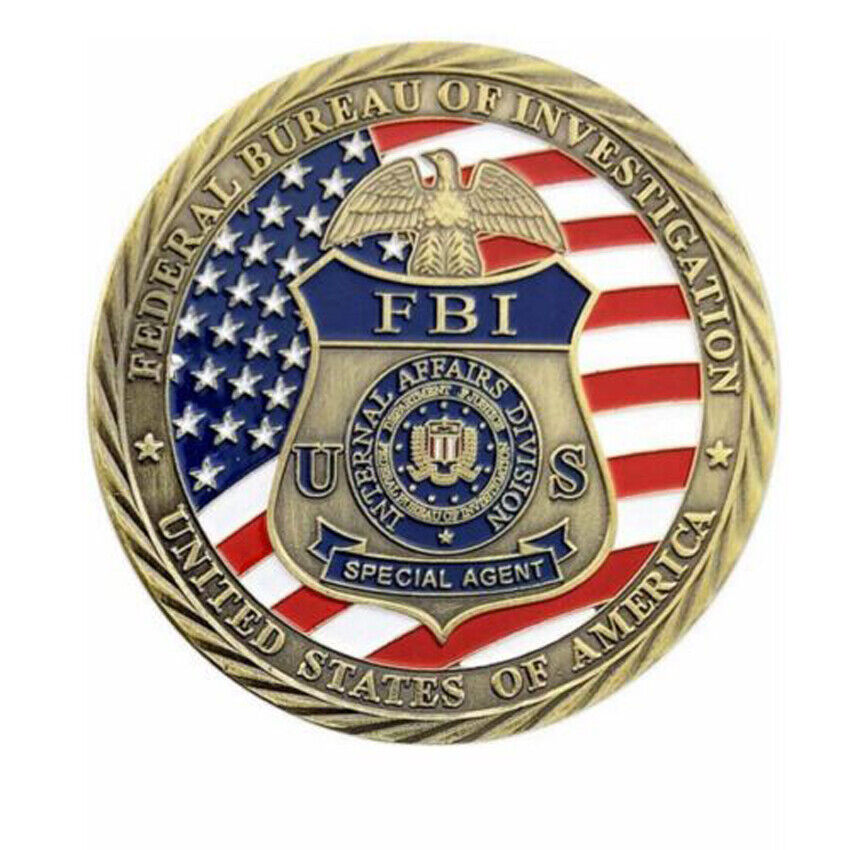 US FBI Challenge Coins Collection St Michael Law Enforcement Coin Military