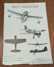 OS2U Kingfisher US Navy Observation Scout Recognition Poster No 526 March 1943 picture