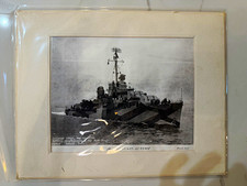 USS Charles S Sperry DD-697 WWII Navy Destroyer Photo Print 1944 Matted picture