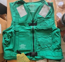 US NAVY MK1 FLIGHT DECK STEARNS LIFE PRESERVER VEST picture