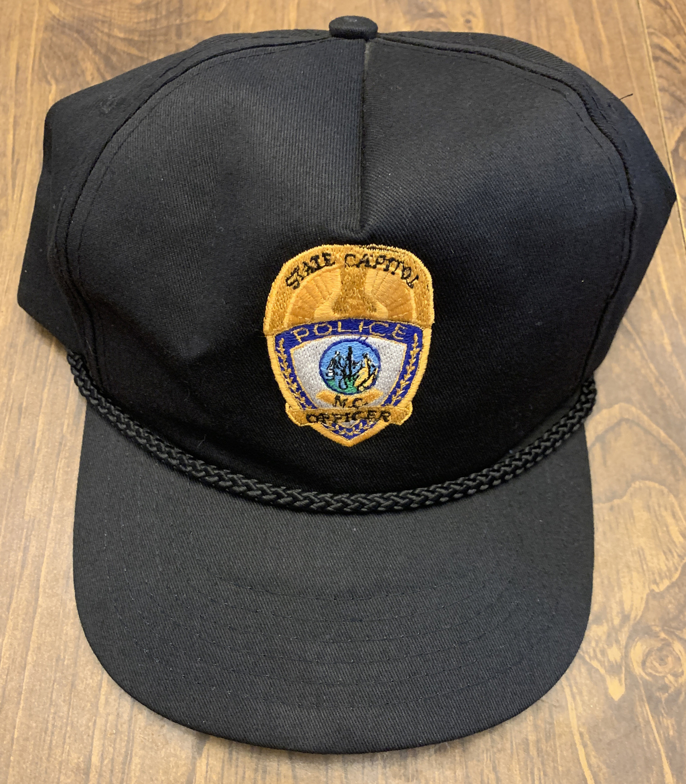 Vintage N.C. State Capital Police Officer Rope Hat Vintage N.C. State Capital Police Officer Rope Hat