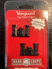 USMC ENGINEERS CASTLE PINS (PAIR) picture