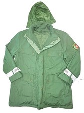 German Polizei North Rhine-Westphalia Police Rain Parka Jacket Size 27 2XL Green picture