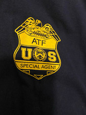 “US ATF Special Agent” short sleeve Shirt Men's XL-Law Enforcement Collector picture