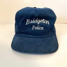 Bridgeton Police Script Corduroy Cap Tall Hat SnapBack New Jersey NJPD picture