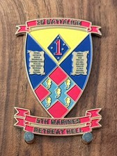 2nd Battalion 5th Marines USMC Excellence Challenge Coin 1#45 picture
