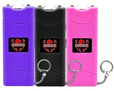 FIGHTSENSE SelfDefense Mini StunGun 400BV Rechargeable W/LED Flashlight,Keychain picture