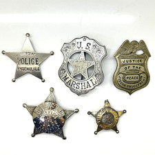 LOT OF 5 ONE PERSON BADGE COLLECTION picture