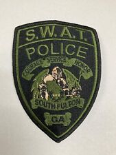 SWAT SRT So Fulton Police State Georgia GA Subdued green  picture