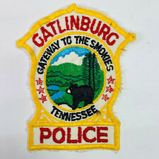 Gatlinburg Police Sevier County Tennessee TN Black Bear Patch A1B picture
