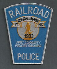 BOSTON & MAINE RAILROAD POLICE SHOULDER PATCH picture