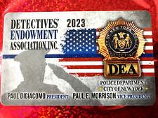 1 BRAND NEW  2023 DEA  PBA   DETECTIVE   CARD 