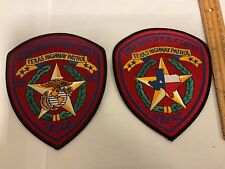 Texas Highway Patrol collectors patch set 2 pieces picture