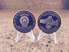 NYPD Queens New York Detectives police challenge coin. picture