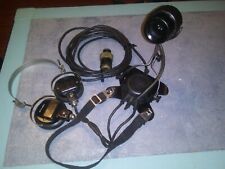 Vintage US Navy SALVAGED FROM THE USS GRAY  Deck Talker Headset UNTESTED picture