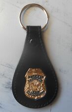 Federal Reserve Law Enforcement Leather Key Chain  picture