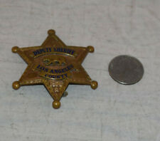 Deputy Sheriff 1930s Obsolete Los Angeles County Entenmann Badge Rare Police picture