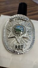 Obsolete Sedgwick County Kansas Sheriff Police Badge Hallmark S&W Star On Oval picture