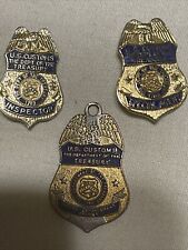 Vintage US Customs Treasury LOOK Vintage Badges READ Police Sheriff picture