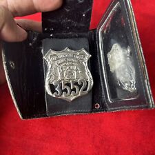 OBSOLETE COLLECTIBLE NEW YORK STATE COURTS COURT OFFICER BADGE & miniature (L) picture