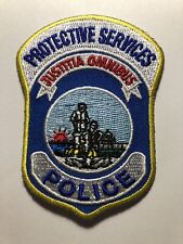 RARE~ Washington DC Metropolitan Police Protective Services Hat Patch ~ 3” picture