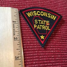 Wisconsin State Patrol Trooper Police HAT SIZE Patch picture