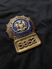 NYPD badge detective shield 9852 Money/wallet Clip Back picture