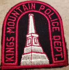 NC Kings Mountain North Carolina Police Shoulder Patch (3.25In Tall) picture