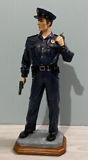 Rare Vanmark Blue Hats of Bravery “To Protect and Serve” Police Statue 14” picture