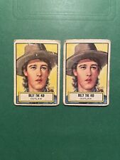 1952 topps look n see, # 63, Lot Of 2. Billy The Kid  picture
