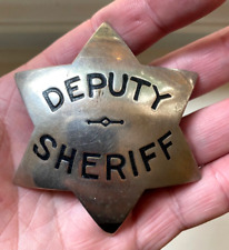 Authentic Vintage Deputy Sheriff Badge Ed Jones & Co.  Oakland California picture