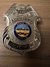 Vintage Ohio Police Auxiliary Badge Obsolete 1960s picture