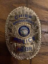 obsolete Bridgeport Nebraska Police Chief Badge picture