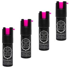 4 PACK Police Magnum pepper spray 1/2oz HP Safety Lock Personal Defense Security picture