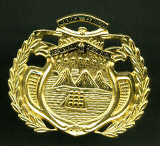 Defunct COSTA RICA Civil Guard (Army) (Police) Visor Hat Cap Badge by N.S. Meyer picture