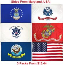 3'x5' United States Marines, Army, Air Force, Navy, Coast Guard US Military Flag picture